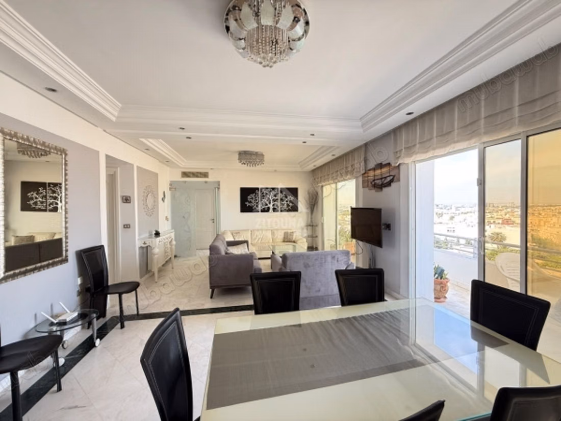 A louer un appartement meublé avec vue mer à Kheireddine