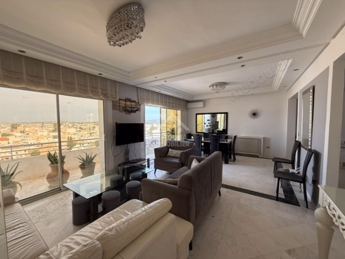 A louer un appartement meublé avec vue mer à Kheireddine