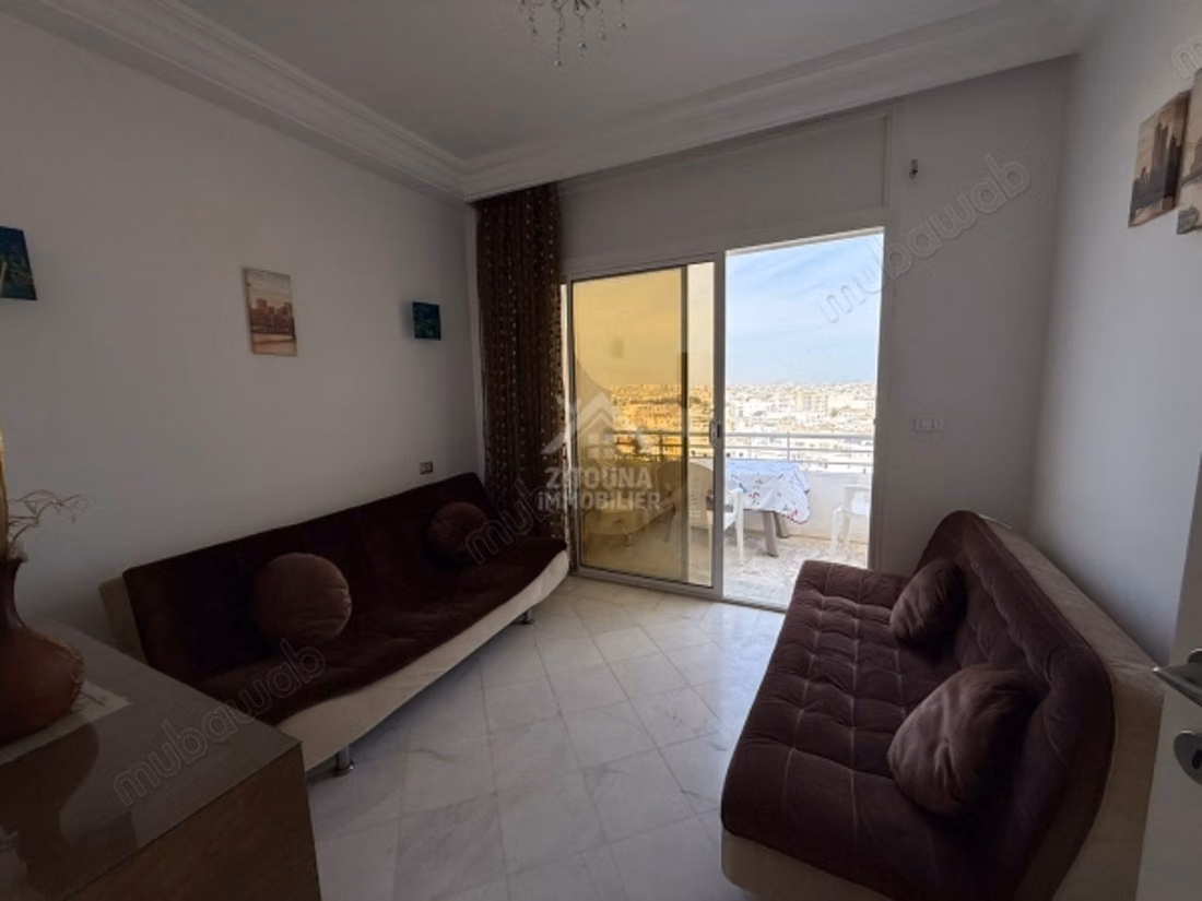 A louer un appartement meublé avec vue mer à Kheireddine