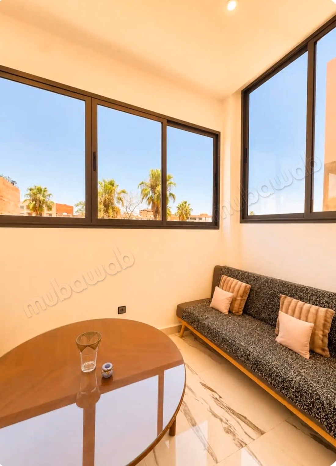 Vend appartement à Guéliz. 2 chambres. Bien meublé