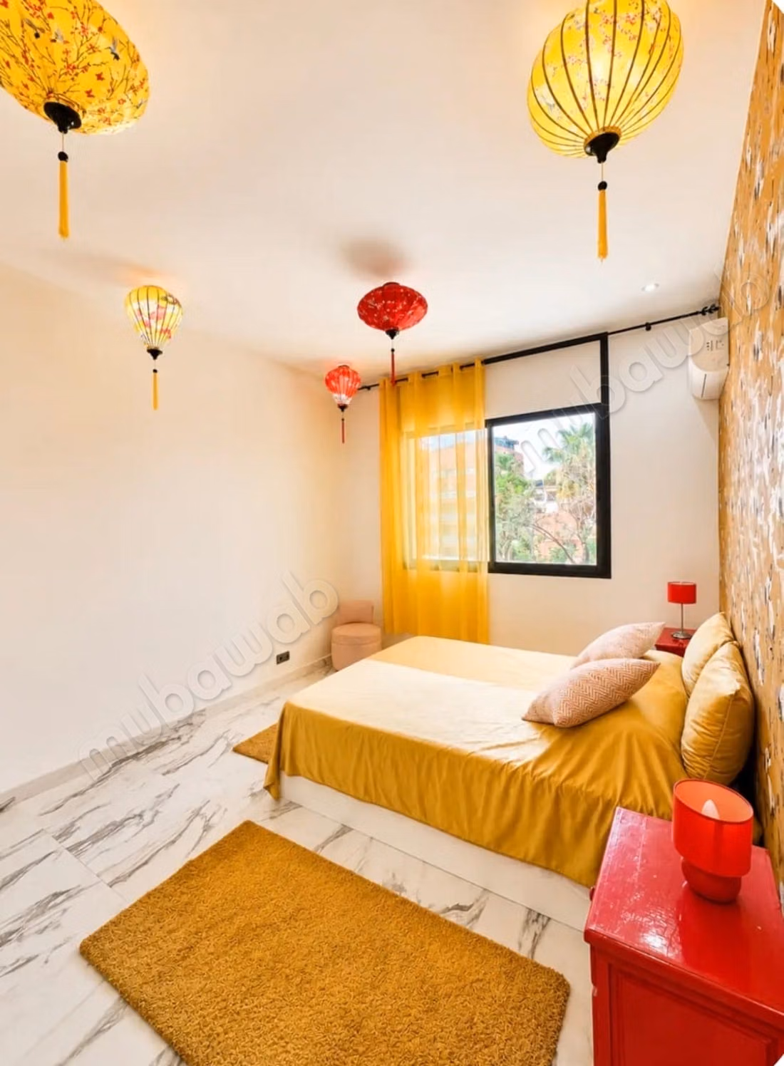 Vend appartement à Guéliz. 2 chambres. Bien meublé
