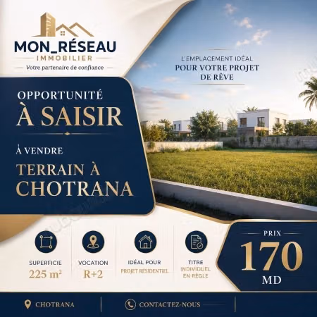Chotrana - terreno in vendita, opportunità rara