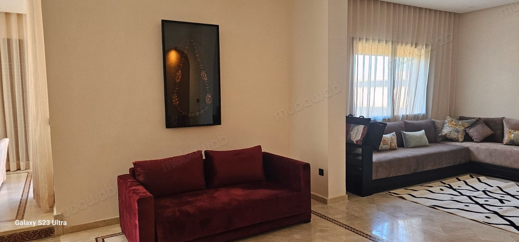 Luxurious villa for rent in Ennakhil Palmeraie. 3 comfortable rooms. Well furnished