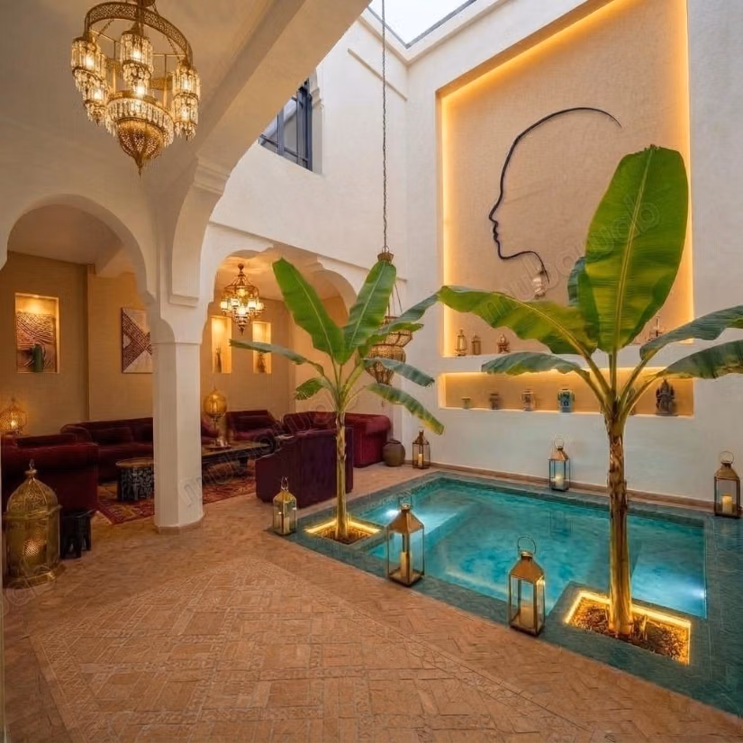 Riad neuf avec piscine à Riad Larousse