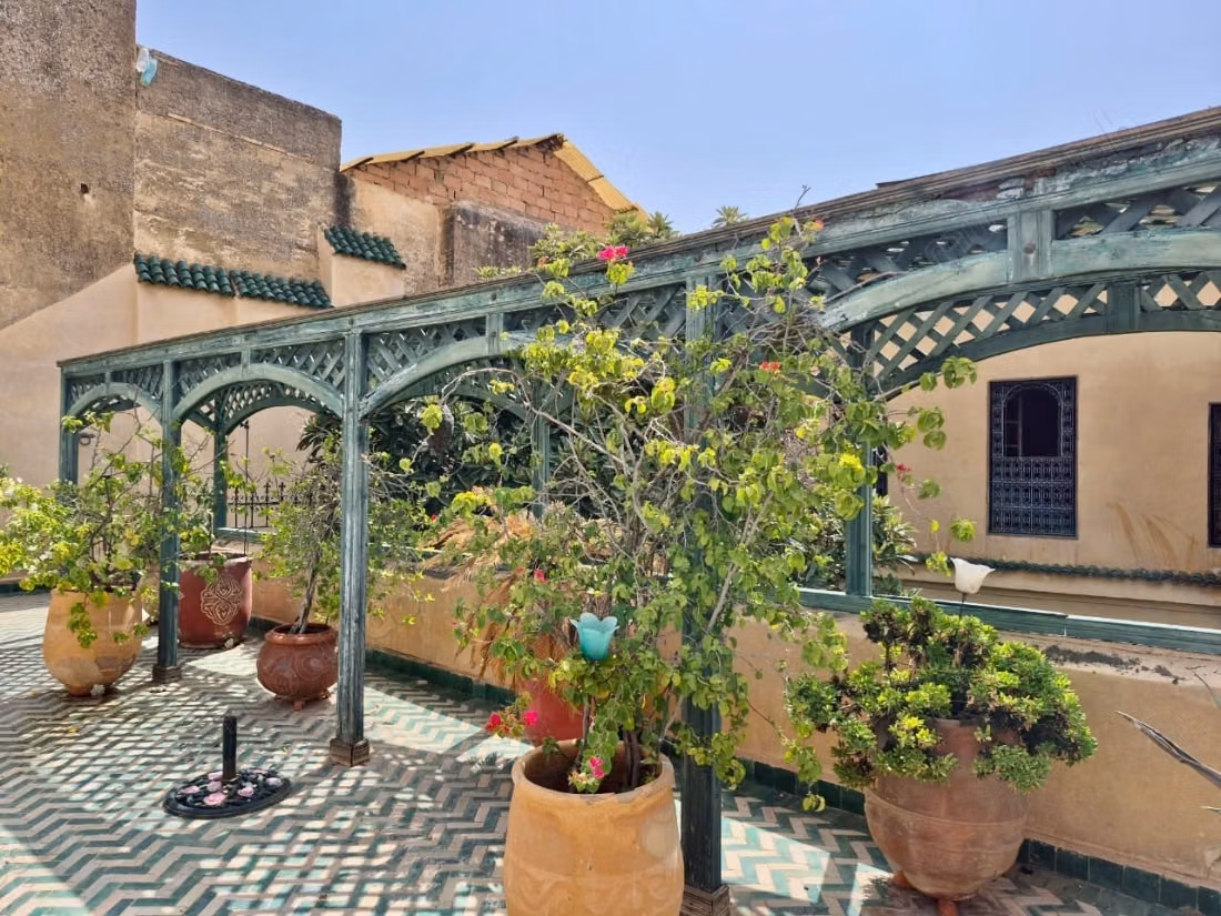 Charming riad with large landscaped patio