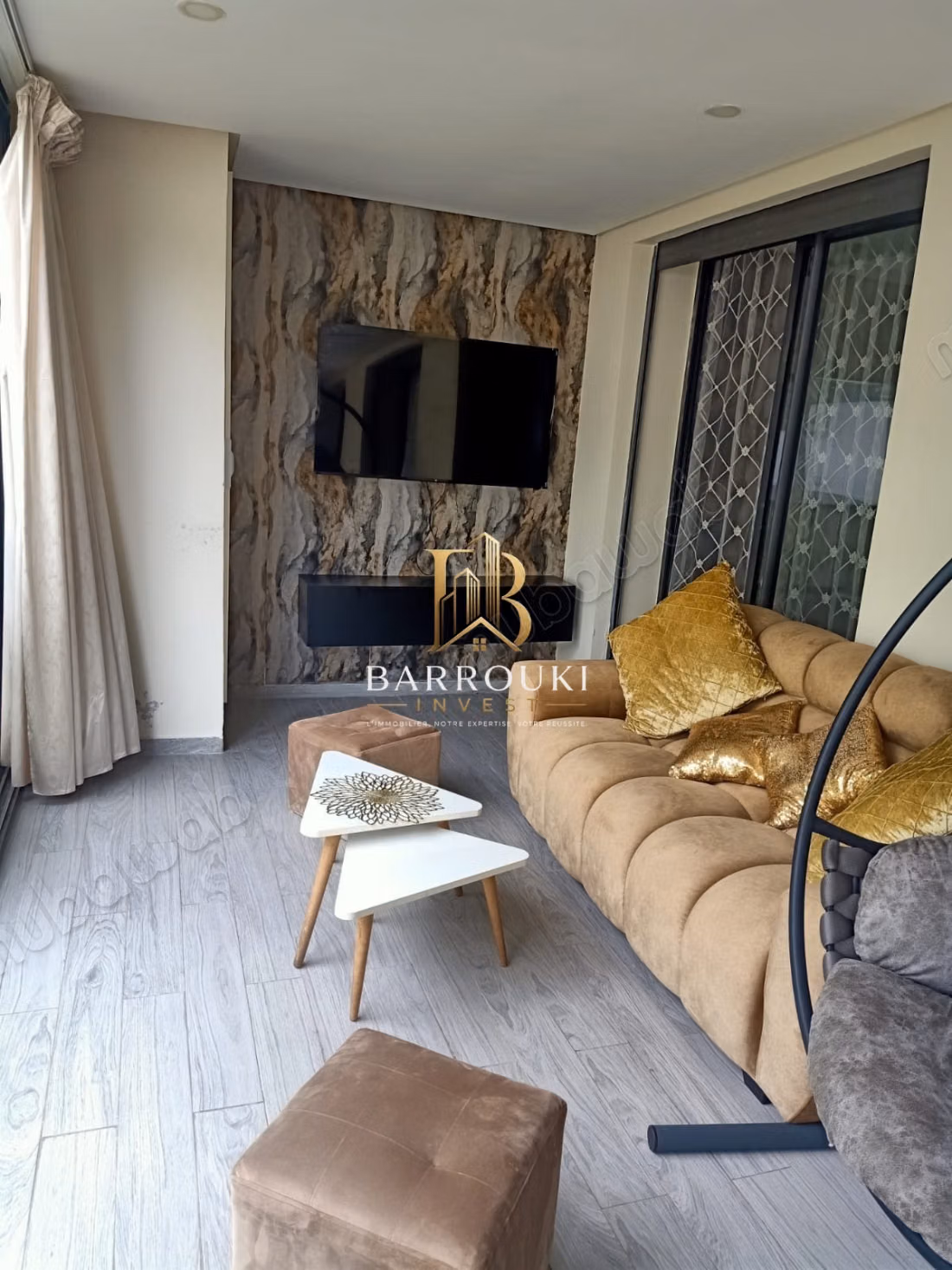 Appartamento al piano terra con piscina privata e giardino in affitto - Dar Bouazza