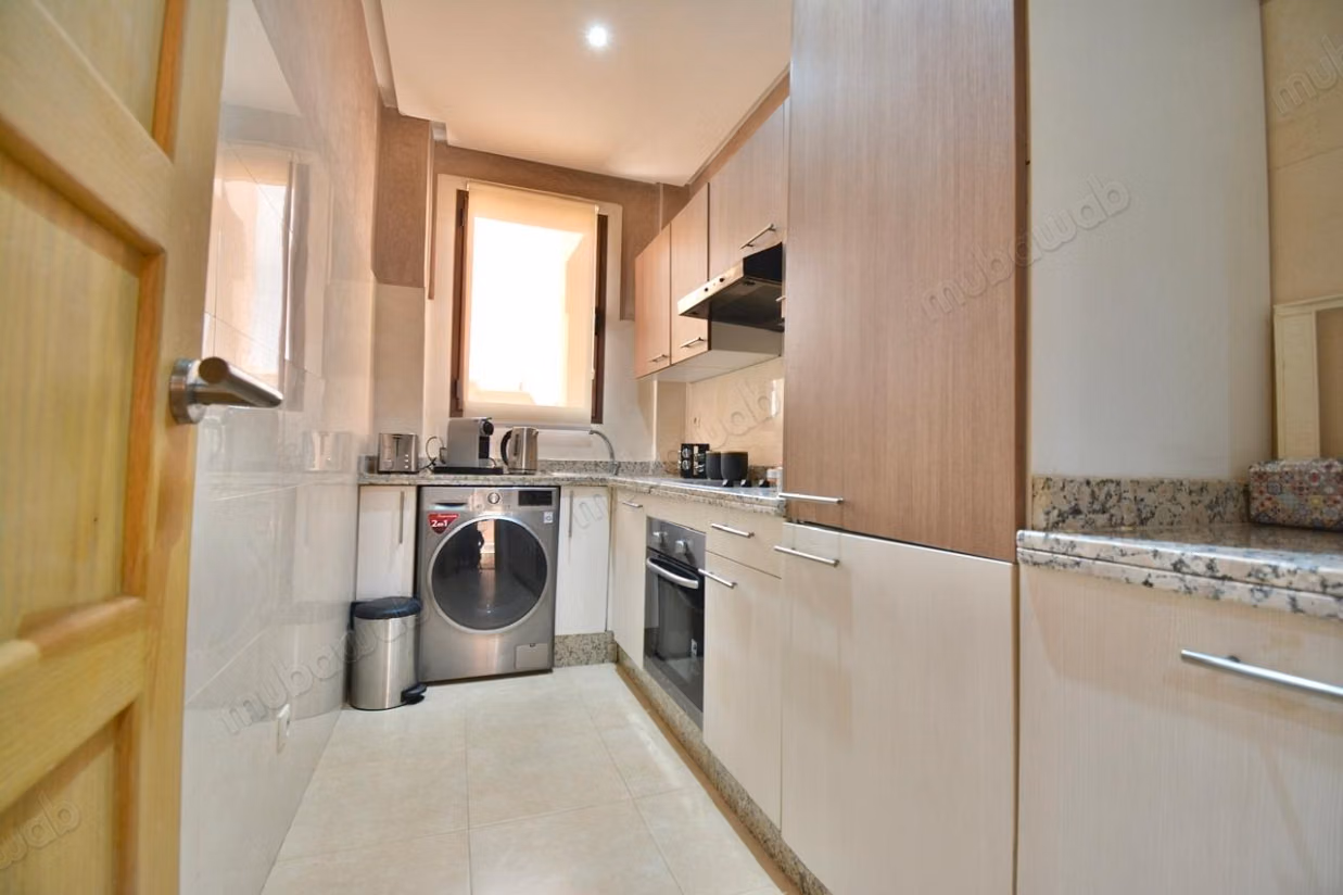 Très bel appartement en location à Route de l'Ourika. 
2 chambres agréables. 
Bien meublé