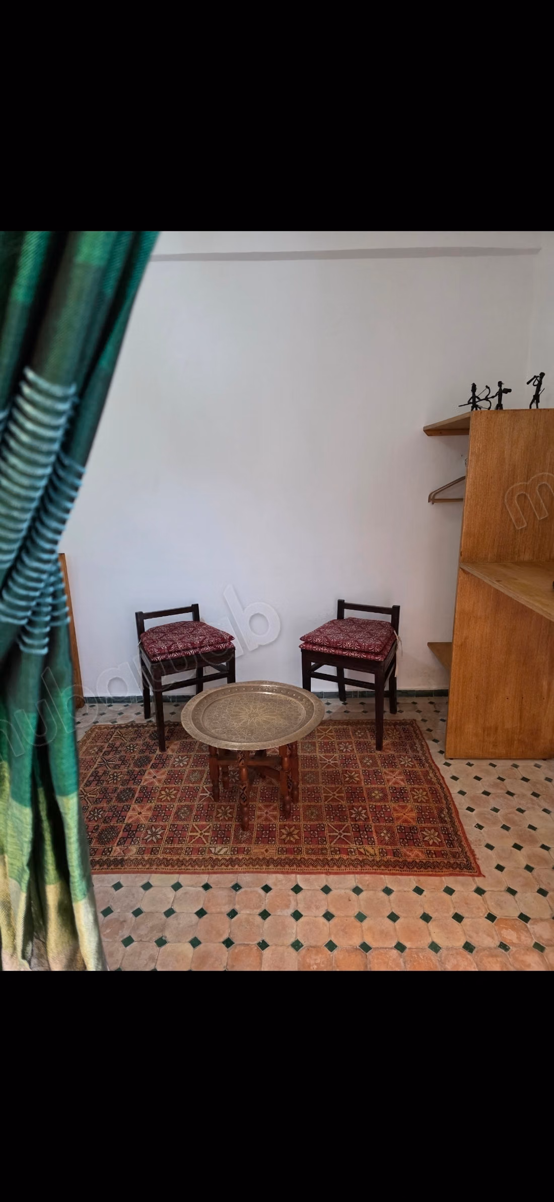 Furnished studio 28m²  17m² terraces Oudayas
