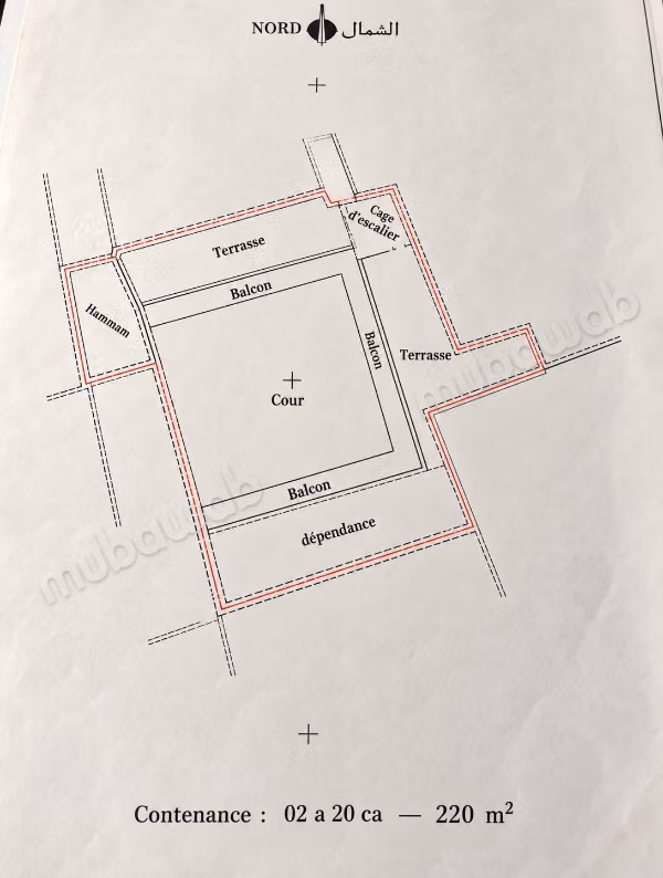 Terreno di 220 m²