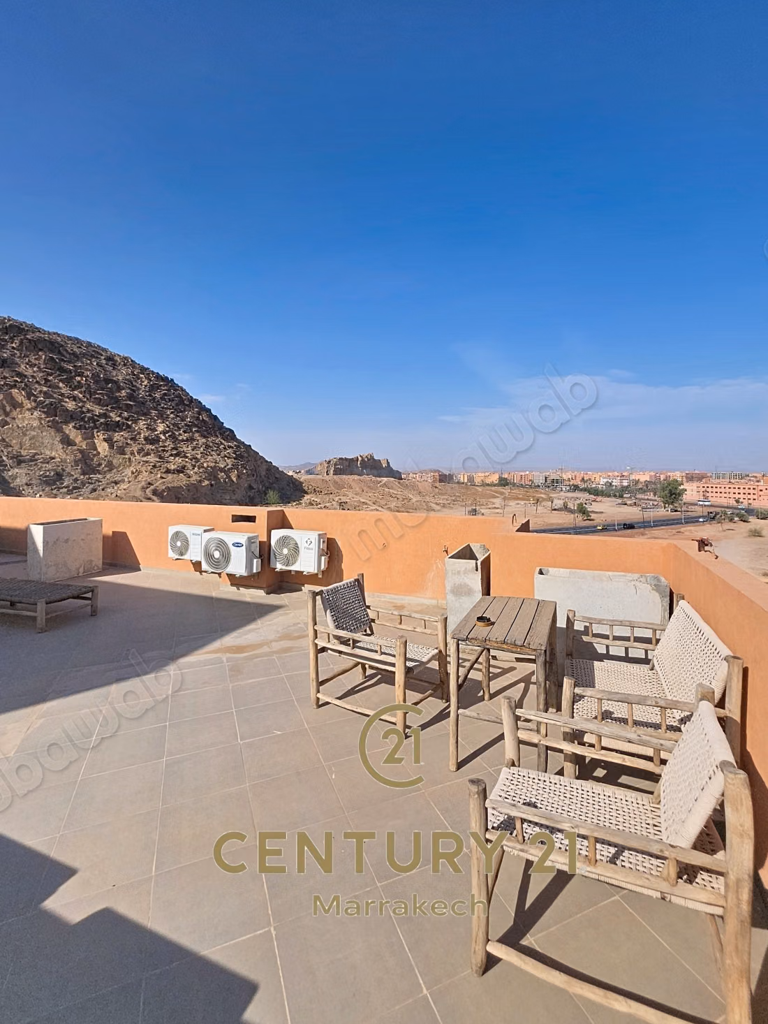 Furnished luxury apartment with Atlas view & Rooftop
