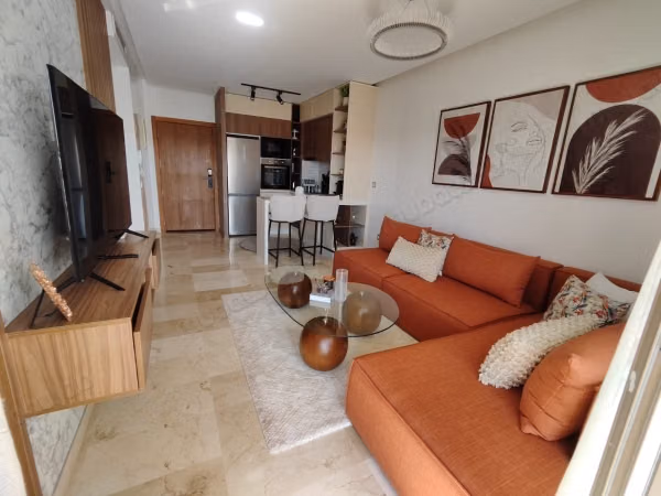 Appartement en vente à Route Casablanca. 1 Pièce. Bien meublé