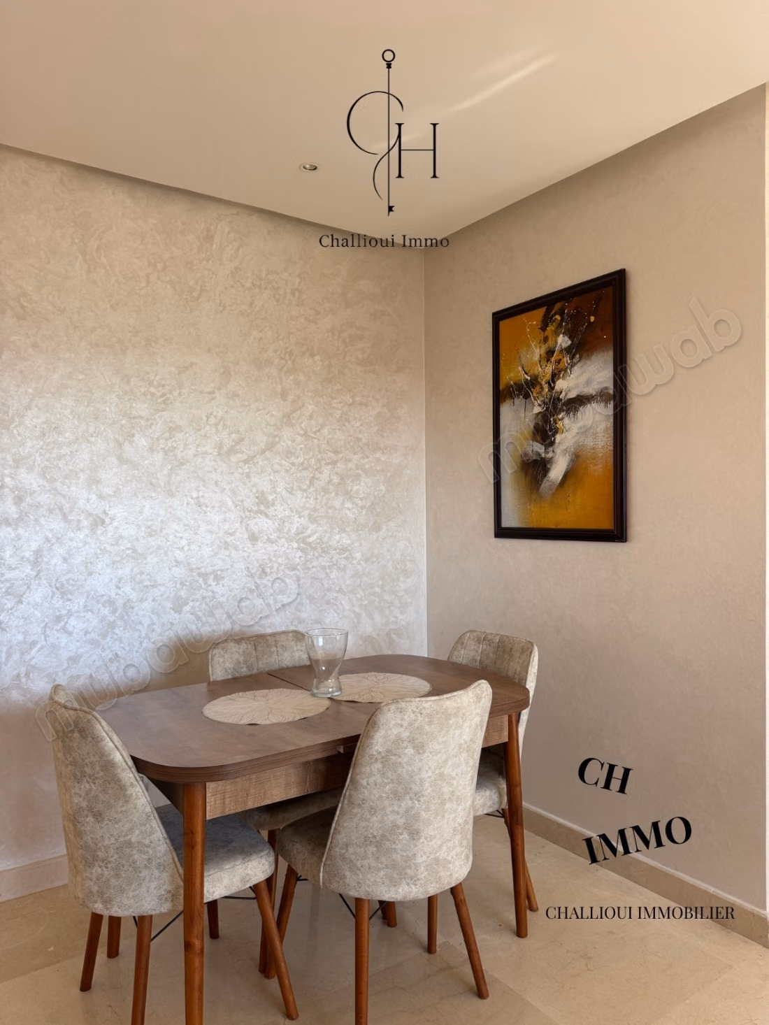 Rental of furnished apartment without overlooking