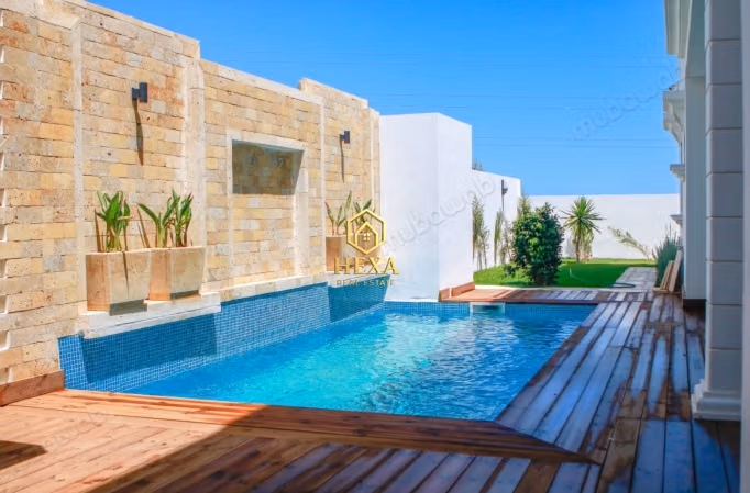 Appartamento S4 al piano terra con piscina a La Soukra