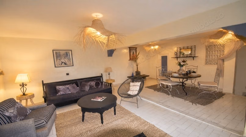 Typical furnished apartment for rent in the center of Guéliz
