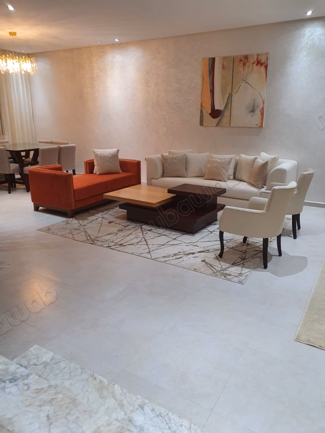 Luxurious villa for rent in Harhoura. Area 300 m². Furnished