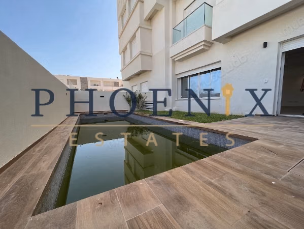 Duplex S3 avec piscine à Gammarth
