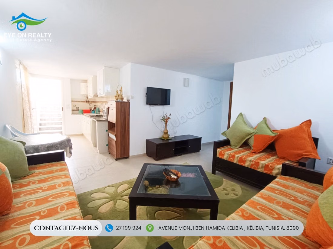 Furnished S1 Apartment on the Ground Floor