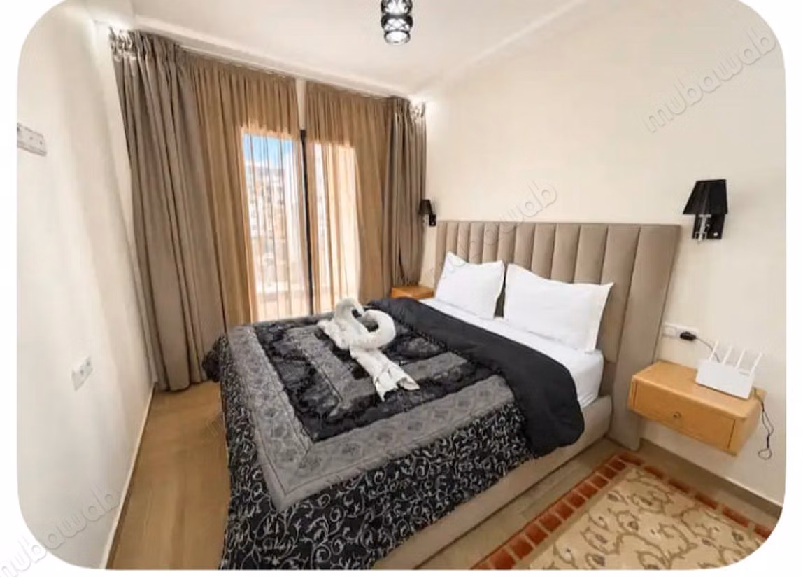 Appartamento arredato con 2 camere da letto in affitto a Haut Founti