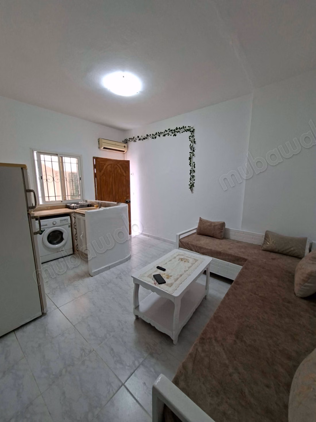 Location saisonnière à La Marsa Ville. 3 pièces. Porte blindée, sécurité