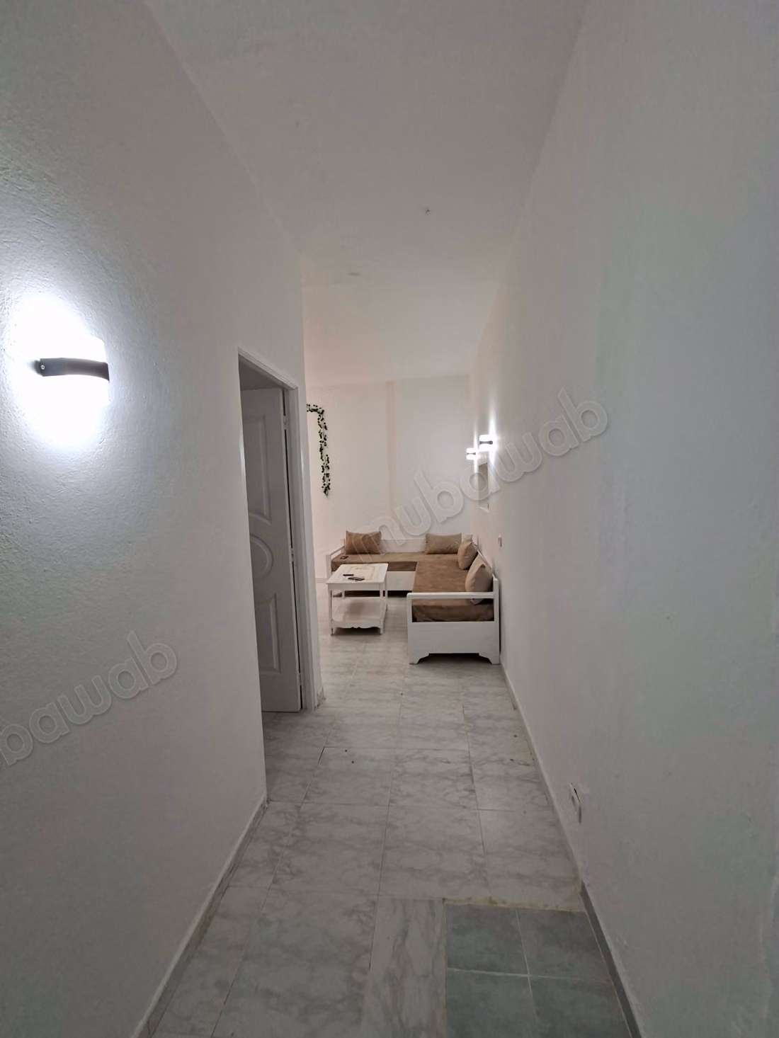 Location saisonnière à La Marsa Ville. 3 pièces. Porte blindée, sécurité