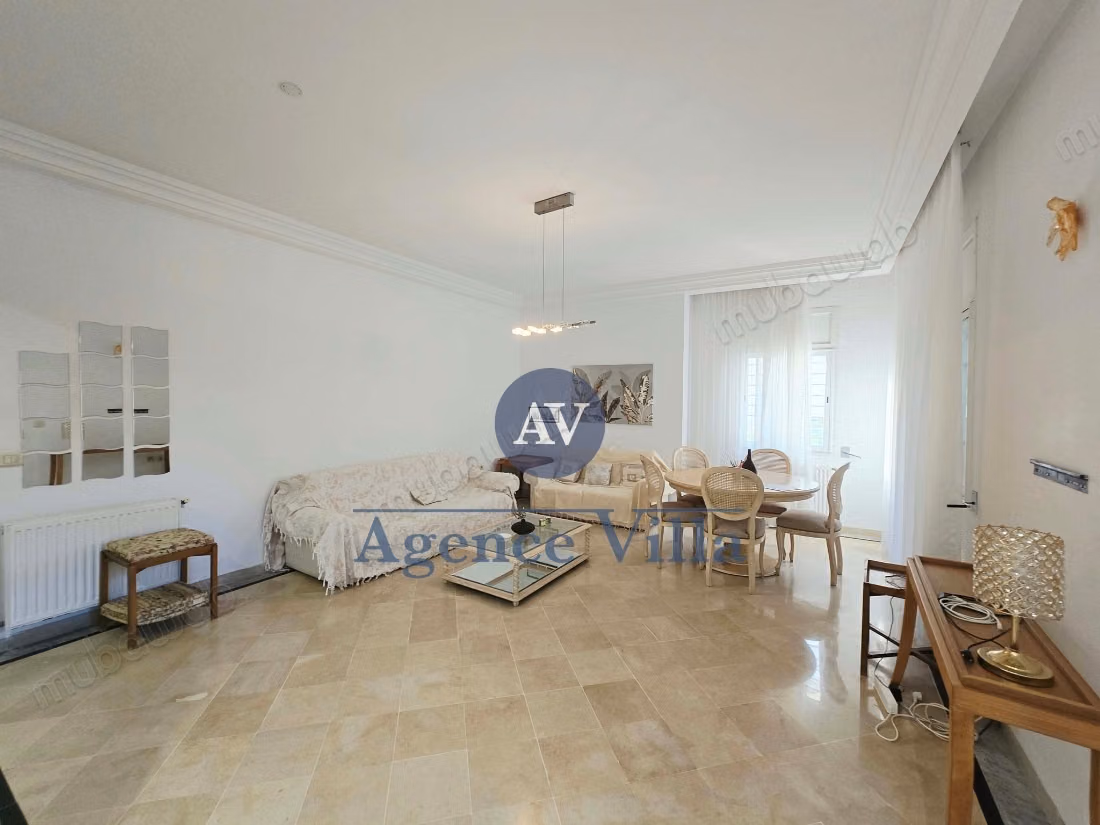 A louer un appartement S2 à la Marsa plage