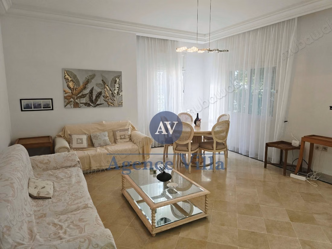 A louer un appartement S2 à la Marsa plage