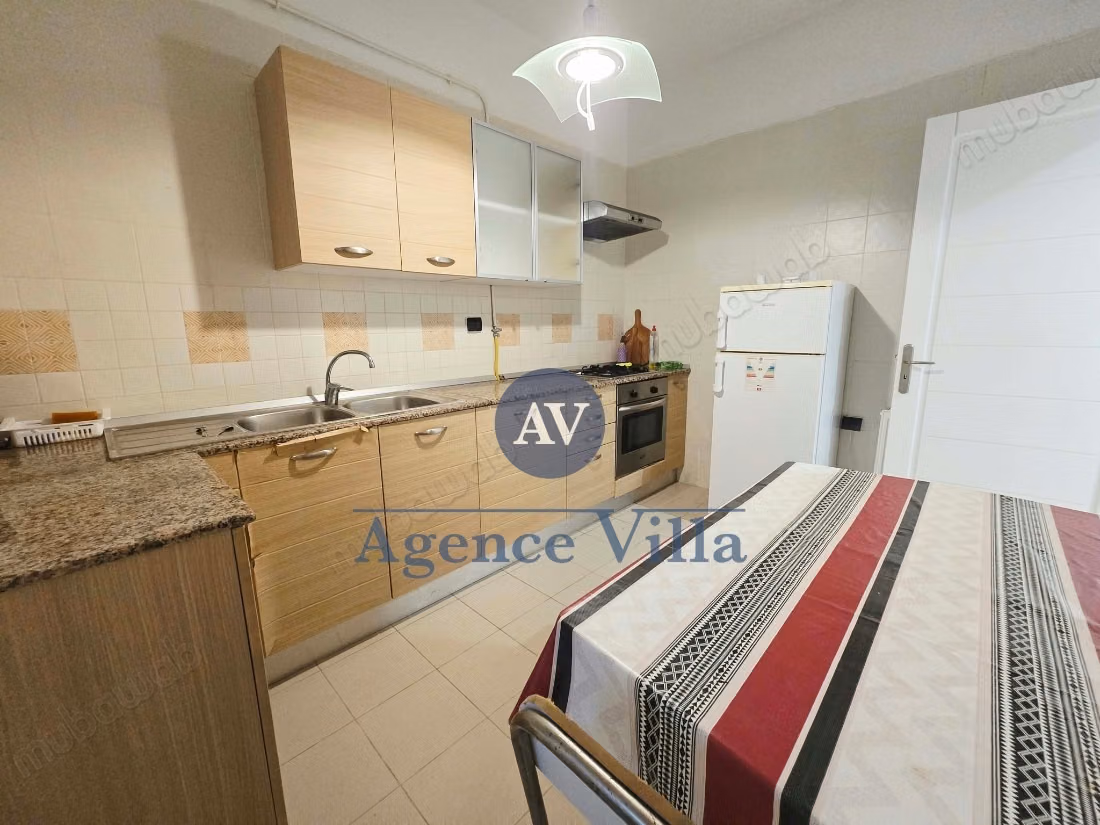 A louer un appartement S2 à la Marsa plage