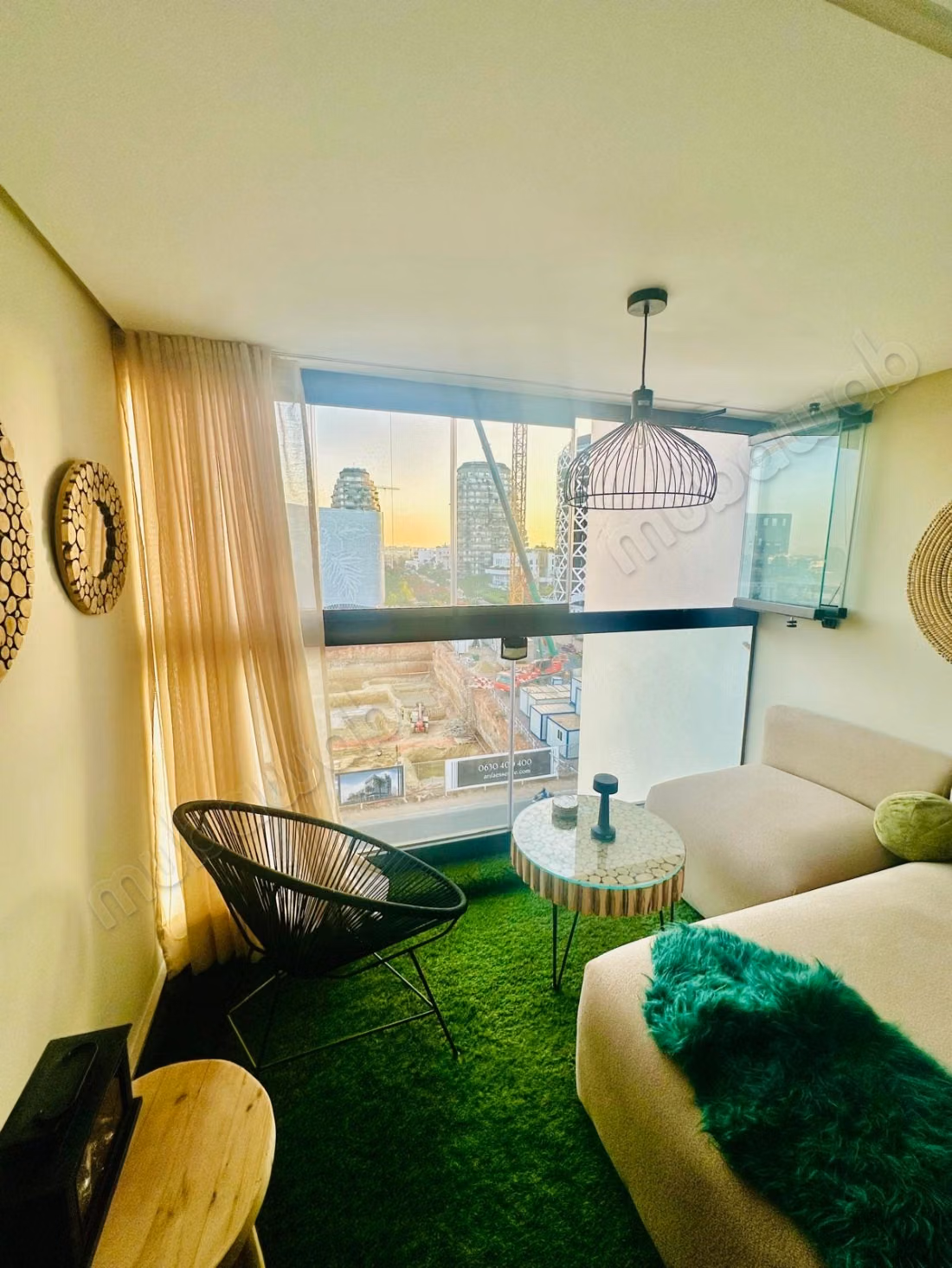 Appartement en location casa Anfa. CFC Superficie 125 m². Meublé