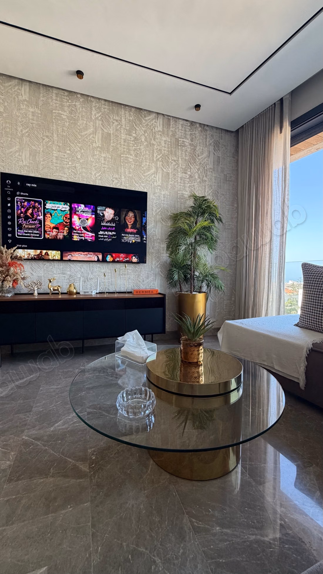 Appartement à louer à Ain Diab. 1 pièce. Meublé