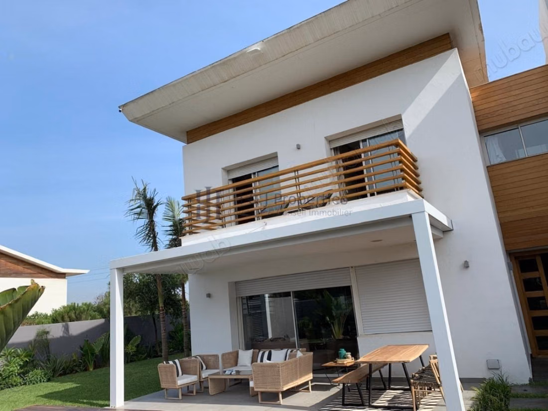 Villa jumelée t5 meublée 580m² – rés. Piscine