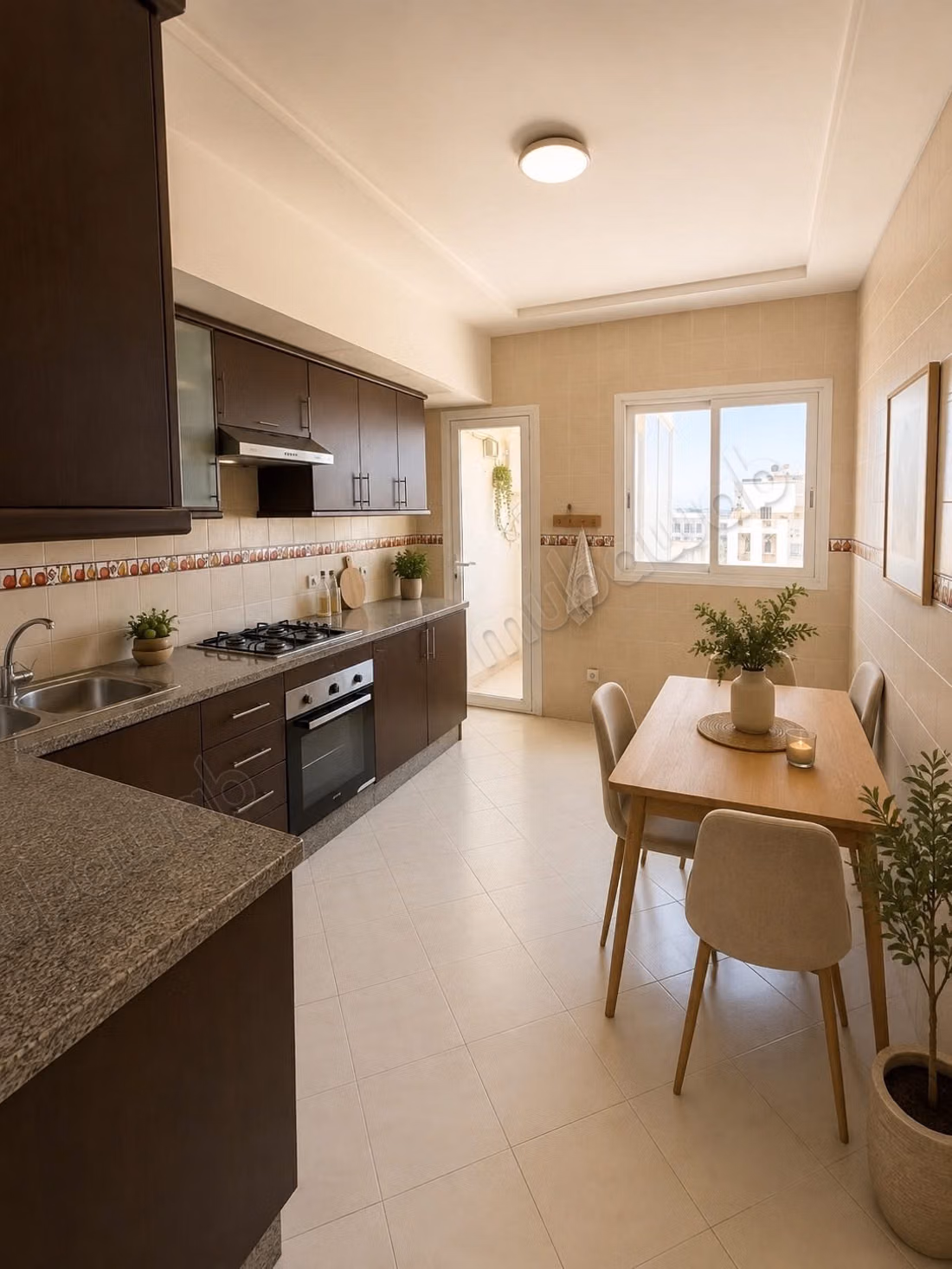 In affitto appartamento vuoto all'ultimo piano quartiere delle principesse
