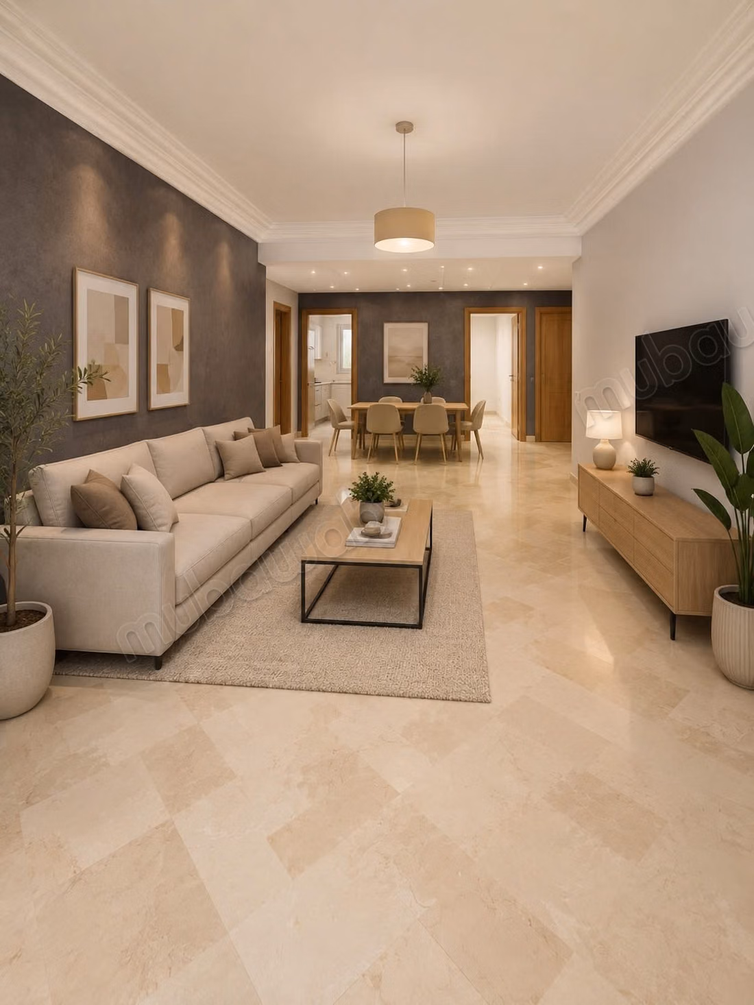 In affitto appartamento vuoto all'ultimo piano quartiere delle principesse