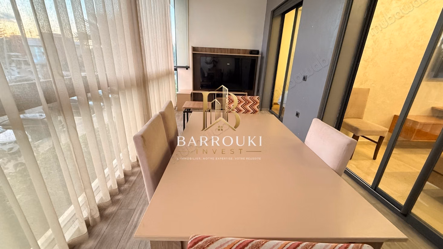 Furnished apartment 92 m² for sale on the waterfront in Dar Bouazza