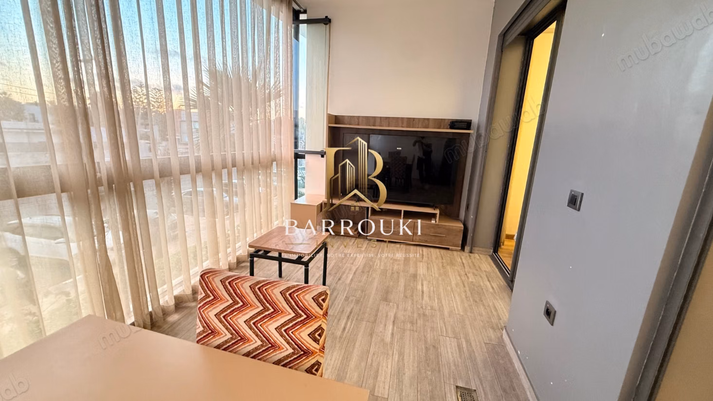 Furnished apartment 92 m² for sale on the waterfront in Dar Bouazza