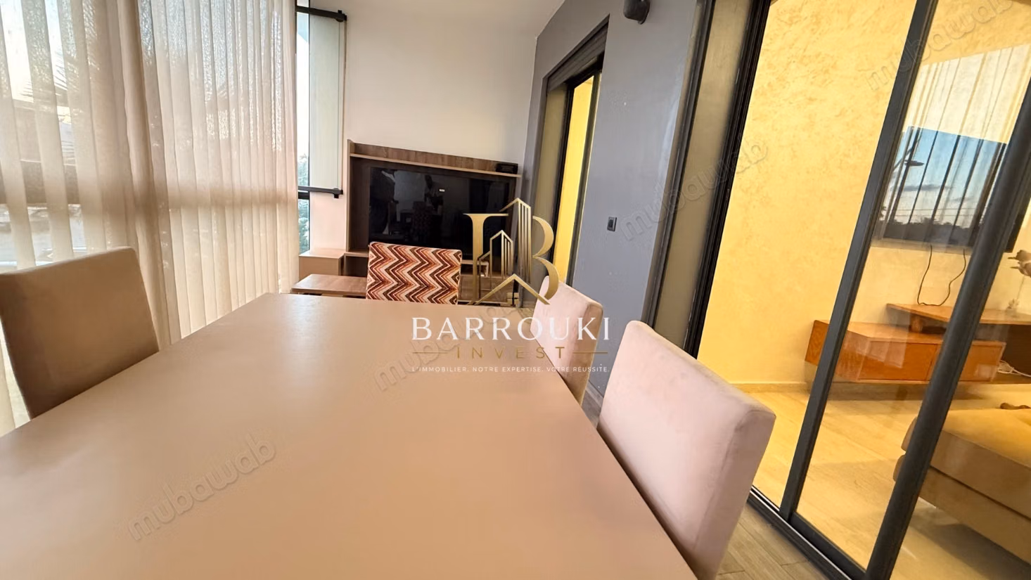 Furnished apartment 92 m² for sale on the waterfront in Dar Bouazza