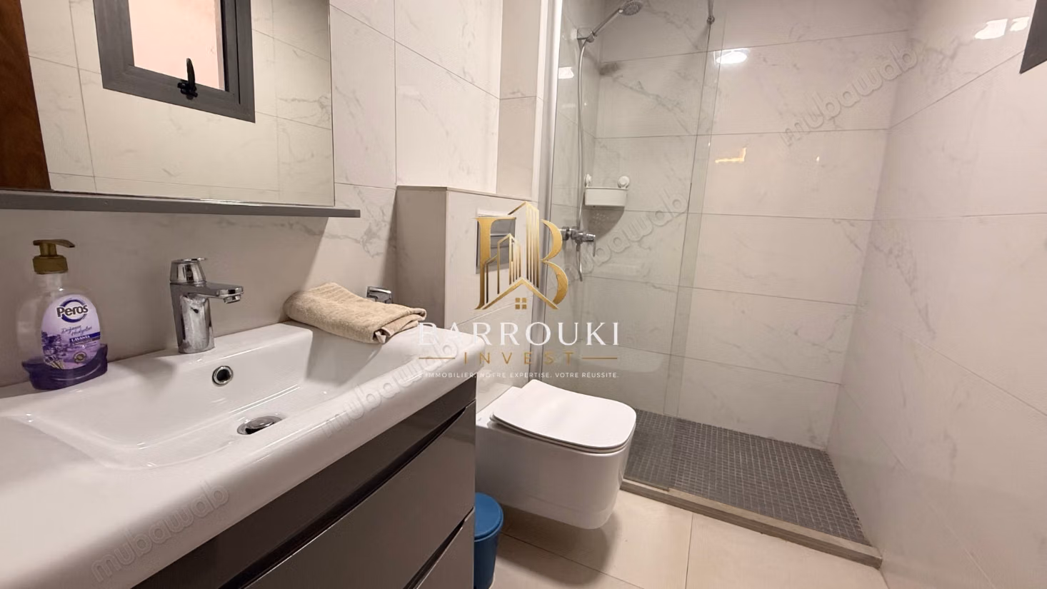 Furnished apartment 92 m² for sale on the waterfront in Dar Bouazza