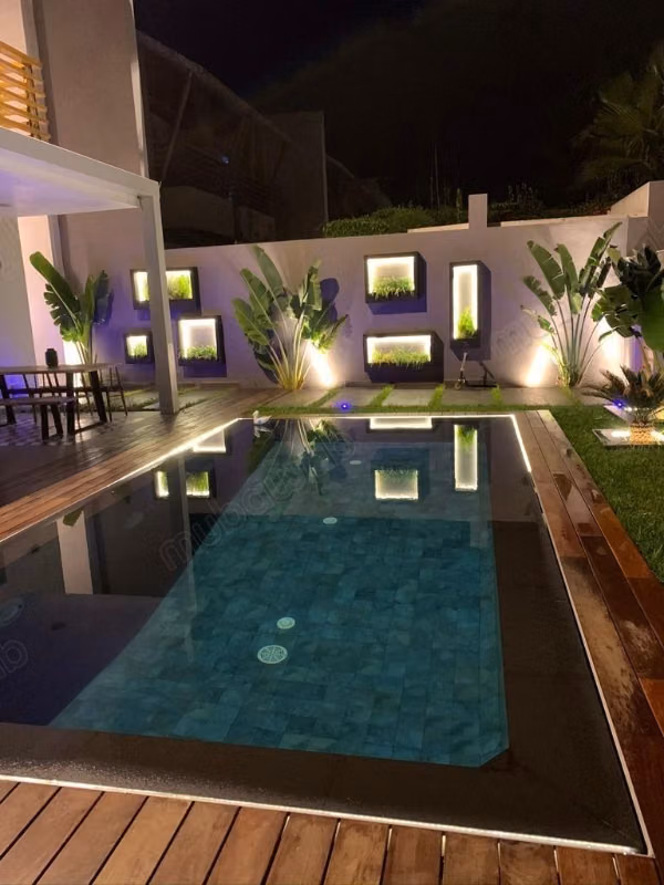 Villa a la location meublé a bouskoura 45000dh