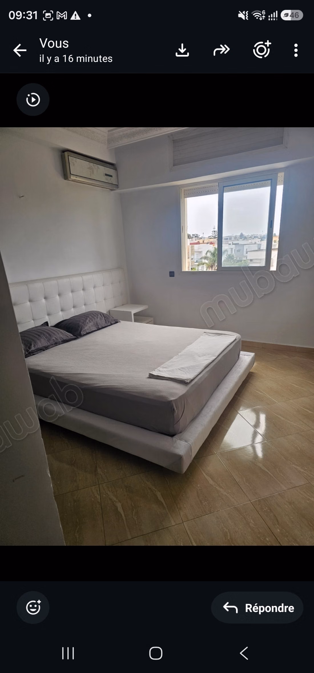Superb apartment for rent in Harhoura. 2 bedrooms. Furnished