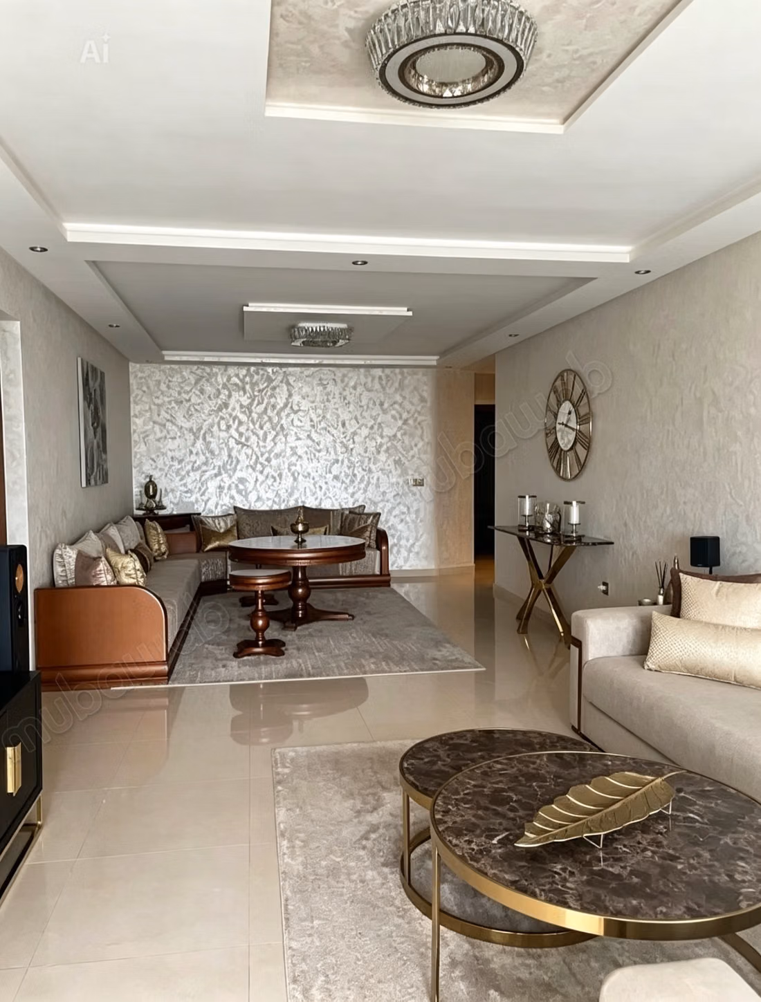 Appartements à louer à Asilah. Surface totale de 87 m². Gardien et climatisation