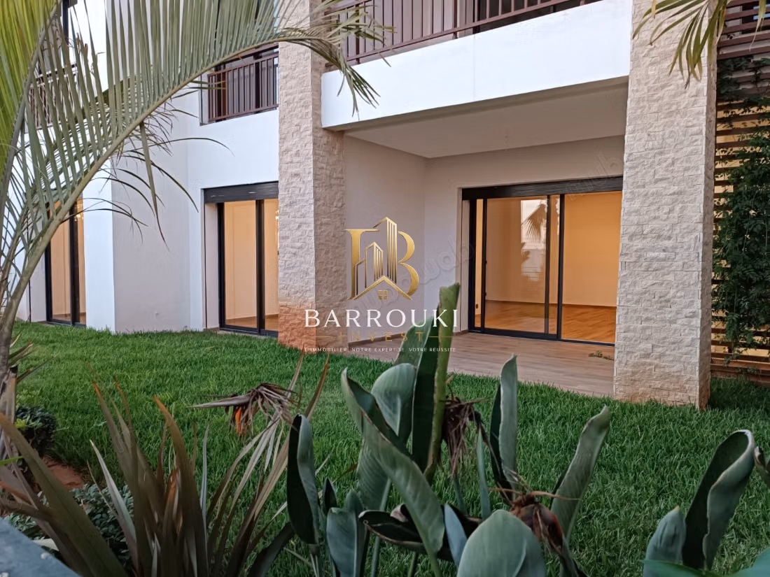 Apartment with Private Garden for Sale in Dar Bouazza – 102 m²  58 m² of Garden