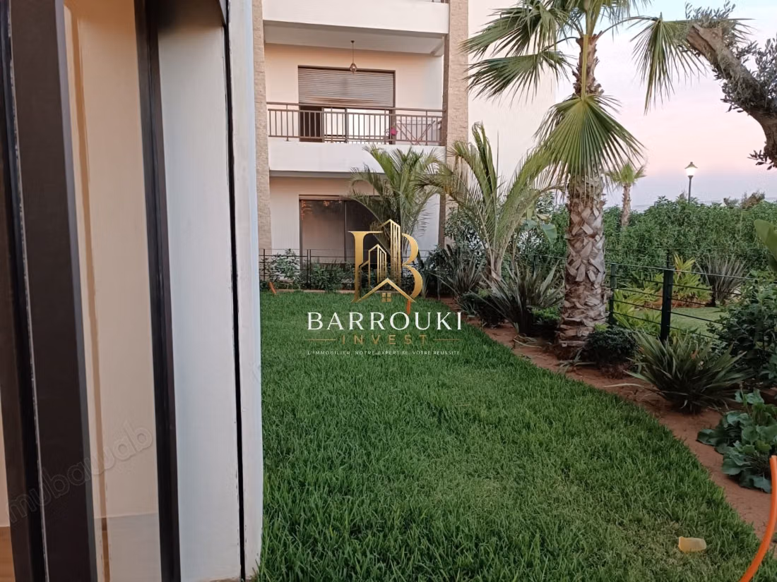 Apartment with Private Garden for Sale in Dar Bouazza – 102 m²  58 m² of Garden
