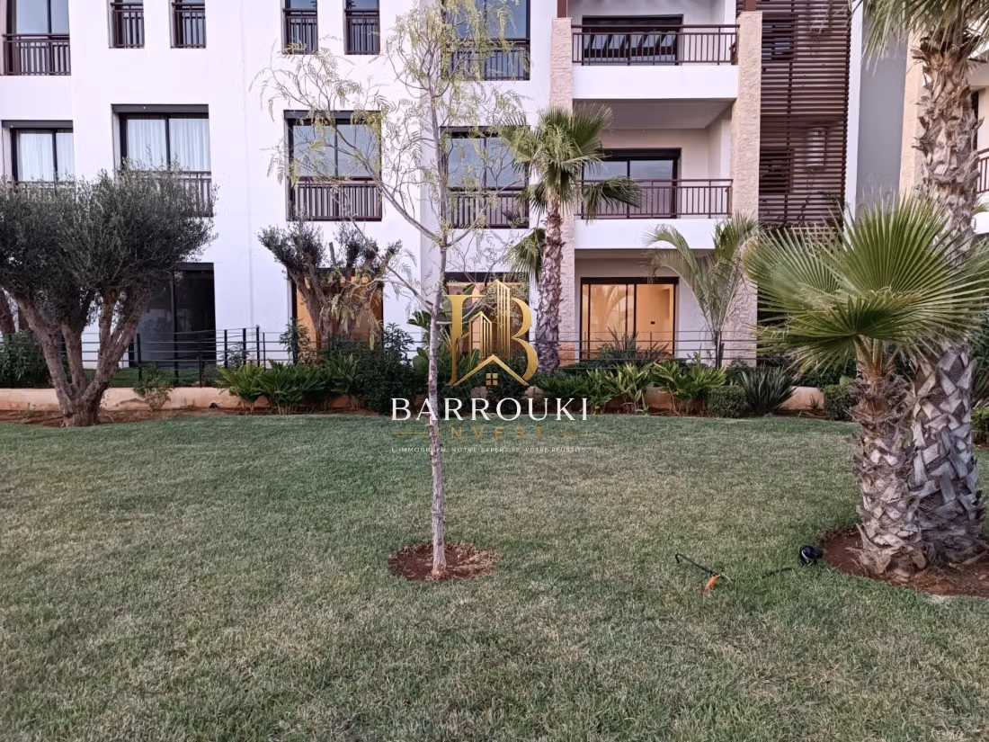 Apartment with Private Garden for Sale in Dar Bouazza – 102 m²  58 m² of Garden