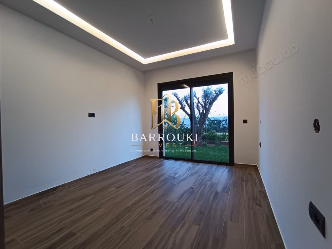 Apartment with Private Garden for Sale in Dar Bouazza – 102 m²  58 m² of Garden