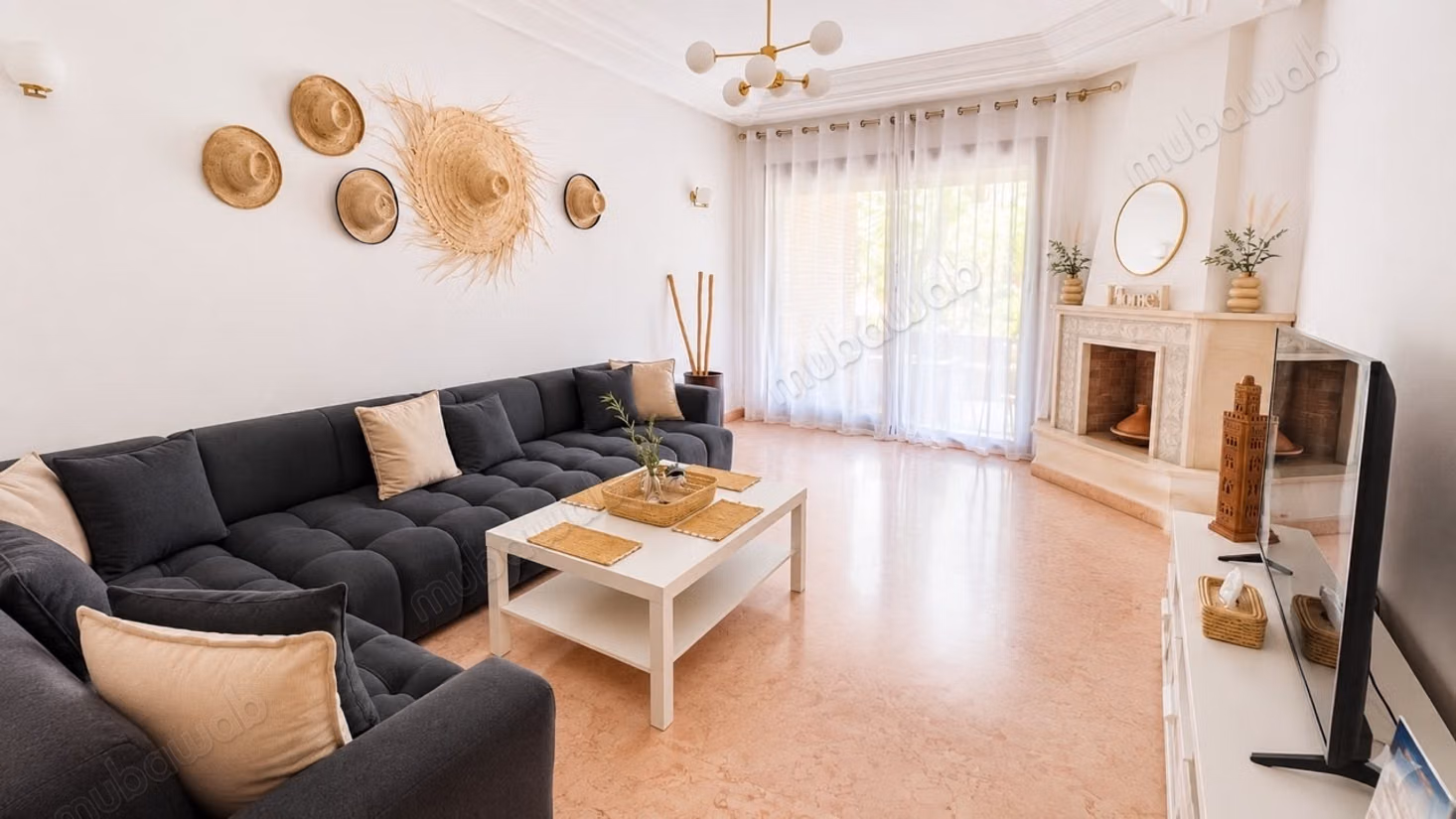 Louez cet appartement à Agdal. 2 pièces confortables. Meublé