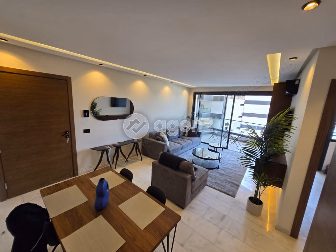 Appartement à louer 100 m², 2 chambres 
Casablanca Finance City 
Casablanca