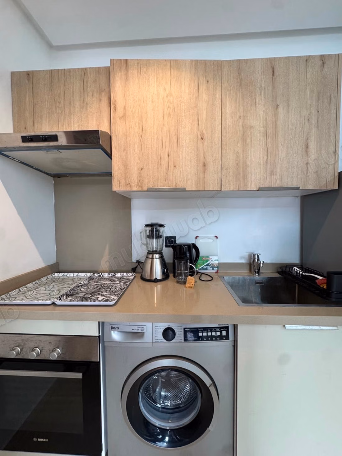 Bel appartement à louer dans la ville financière de Casablanca. Superficie 50 m². Cave
