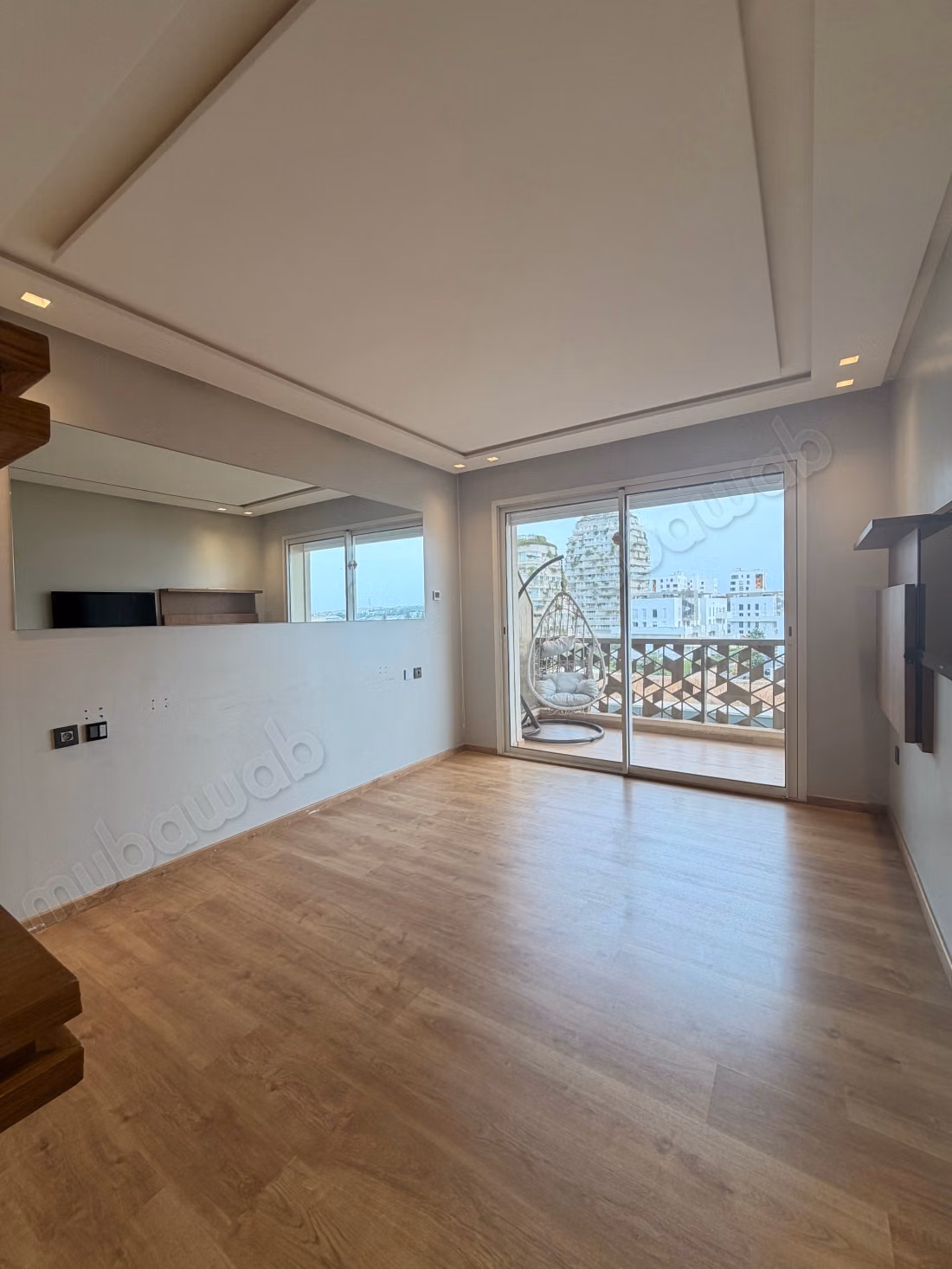 Magnifique appartement vide 2 chambres à louer dur anfa CFC, sans vis à vis, a proximité des écoles EFI et la résidence, vie dégagée