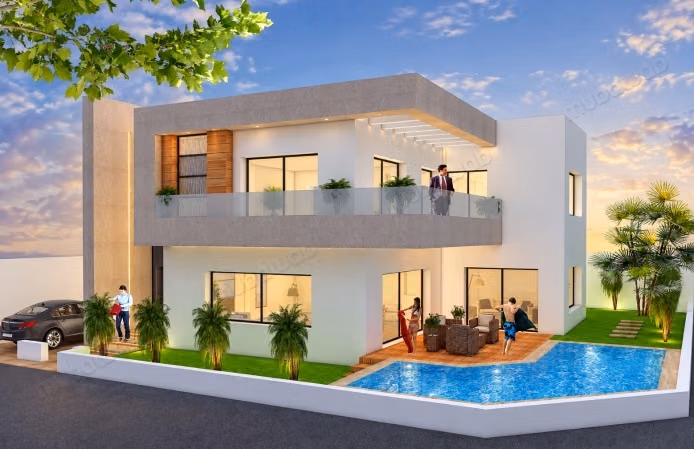 VENDRE une villa inachevée à Ain Zaghouan Nord