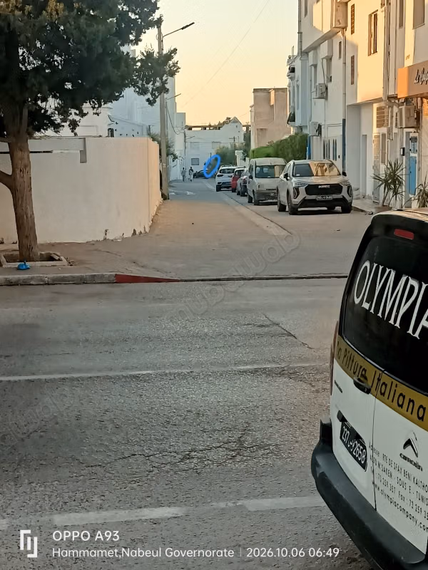 Acquisto di terreno a Hammamet Nord. Superficie totale 490 m²