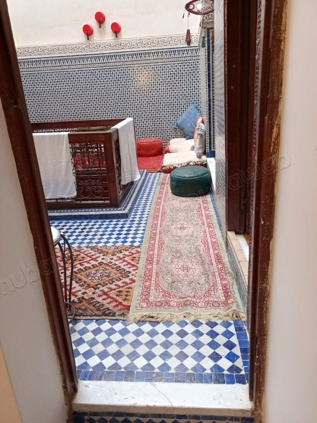 Riad for sale in Talaa. 11 large rooms. Well furnished